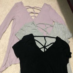 Strappy Shirt Bundle Size Medium